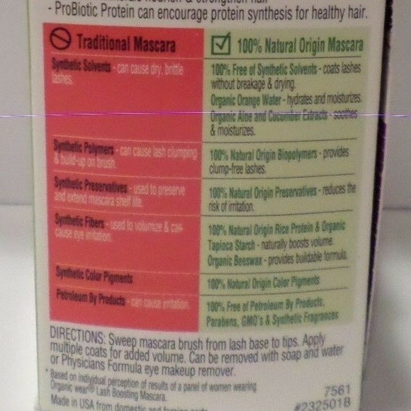 Physician Formula Mascara Ultra Black Organic 7561 - Picture 7 of 8